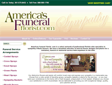 Tablet Screenshot of americasfuneralflorist.com